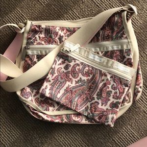 Lesportsac bag with matching small bag